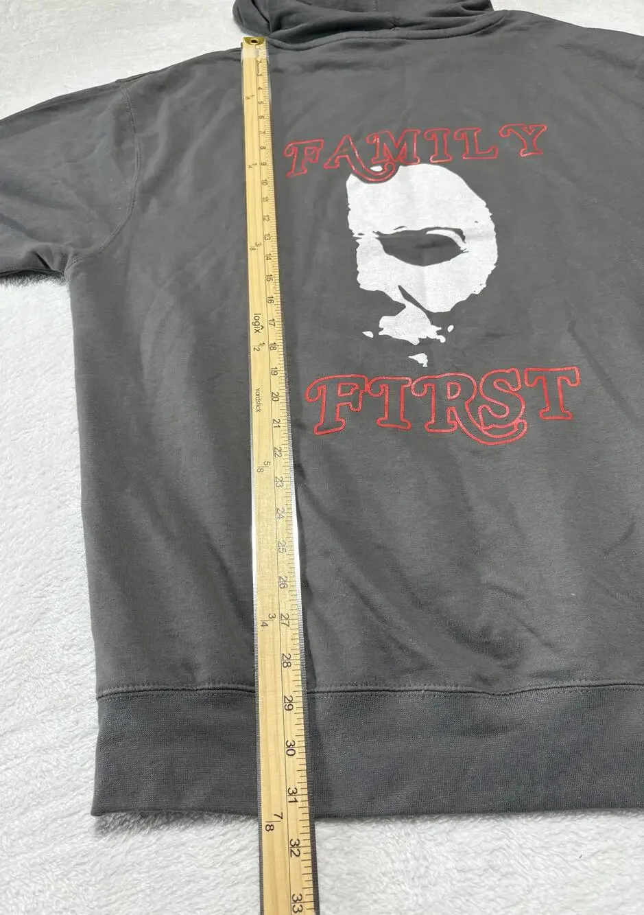 Salem Massachusetts Hoodie Sweatshirt Mens XL Gray Graphic Family First Horror